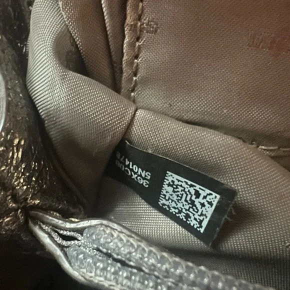 SOLD - Michael Kors Silver Quilted Leather Shoulder Bag w/Silver Hardware - Picture 11 of 13